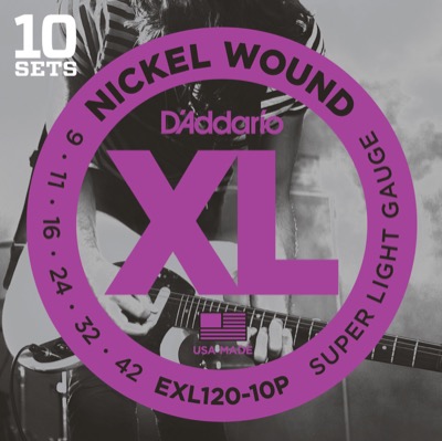 EXL120-10P i gruppen Strenger / Gitarstrenger / D'Addario / Electric Guitar / Multipack hos Crafton Musik AB (370964207050)