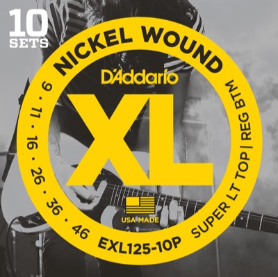 EXL125-10P i gruppen Strenger / Gitarstrenger / D'Addario / Electric Guitar / Multipack hos Crafton Musik AB (370964257050)