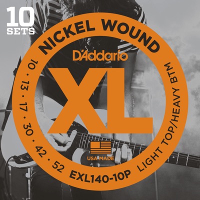 EXL140-10P i gruppen Strenger / Gitarstrenger / D'Addario / Electric Guitar / Multipack hos Crafton Musik AB (370964407050)