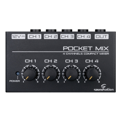POCKET-MIX i gruppen PA, Mixer, Mikrofoner / Soundsation /  hos Crafton Musik AB (882250058239)